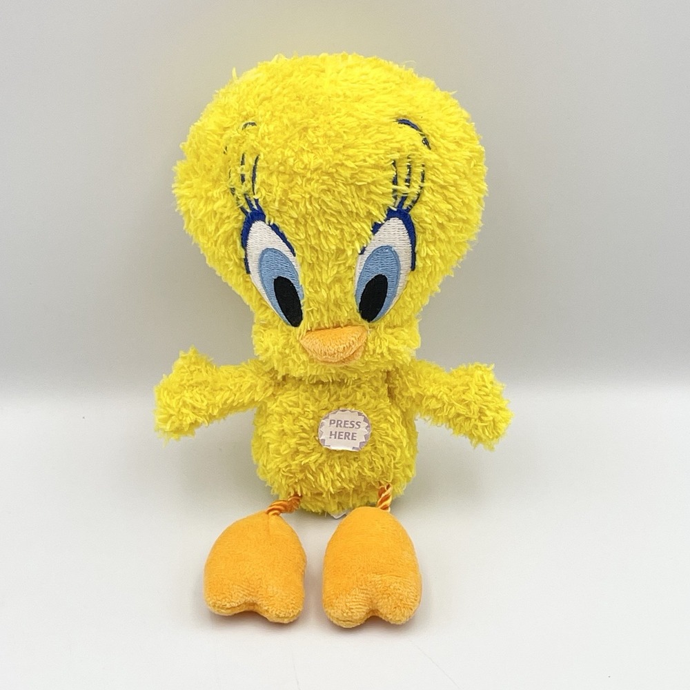 2013 Hallmark Looney Tunes Tweety Bird Talking Plush EUC Warner Brothers